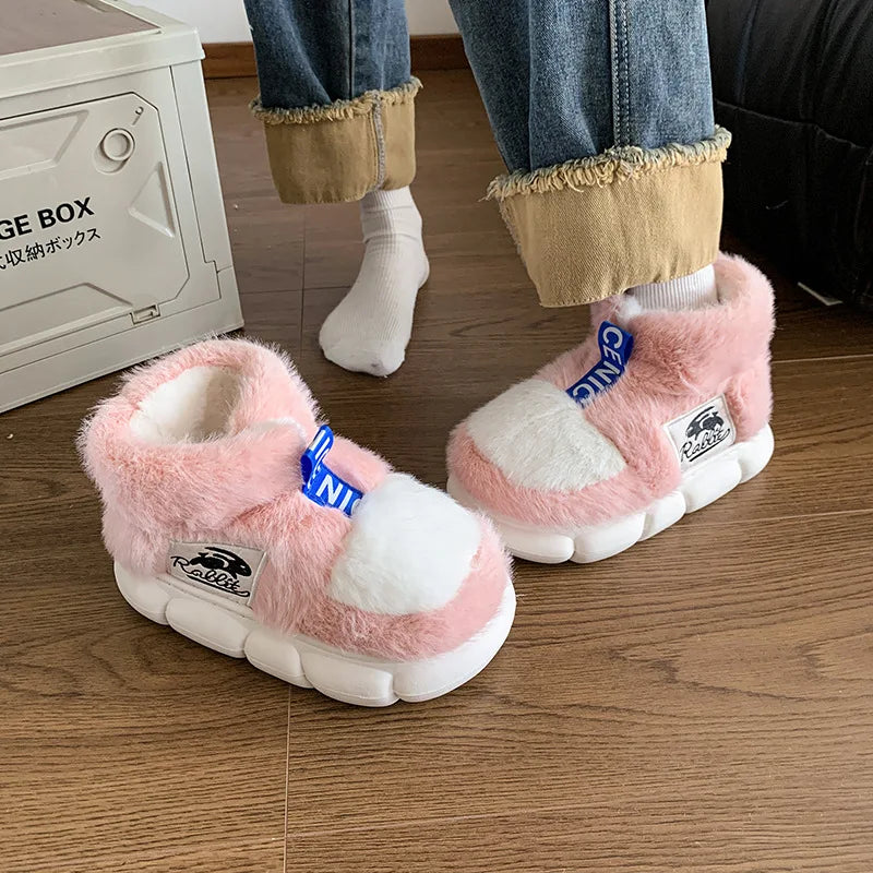 Winter Bunny Rabbit Slippers