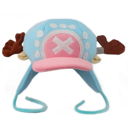 Kawaii Chopper Hats One Piece Anime Plush Hat Warm Winter Cap Cosplay Props for Woman Man Gifts Fashion Accessories