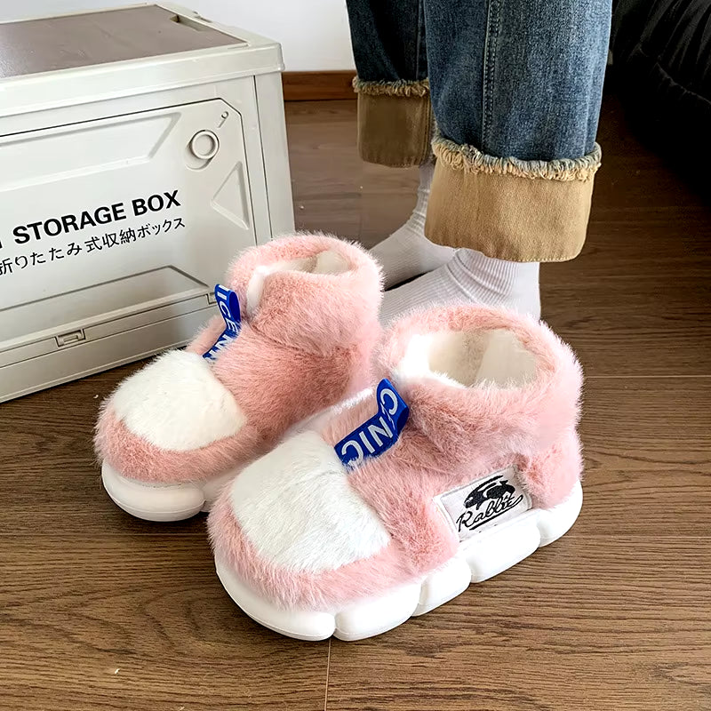 Winter Bunny Rabbit Slippers